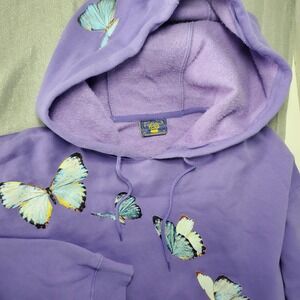Coney Island Picnic‎ Butterfly SeenonTV Hoodie Lavender Organic Cotton Akbar  XL